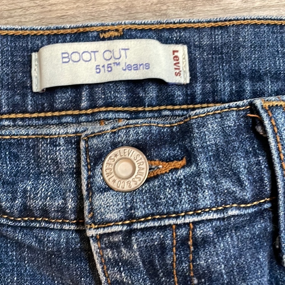 Levi’s Bootcut 515 jeans,‎ 8 Long, medium denim - Picture 2 of 4
